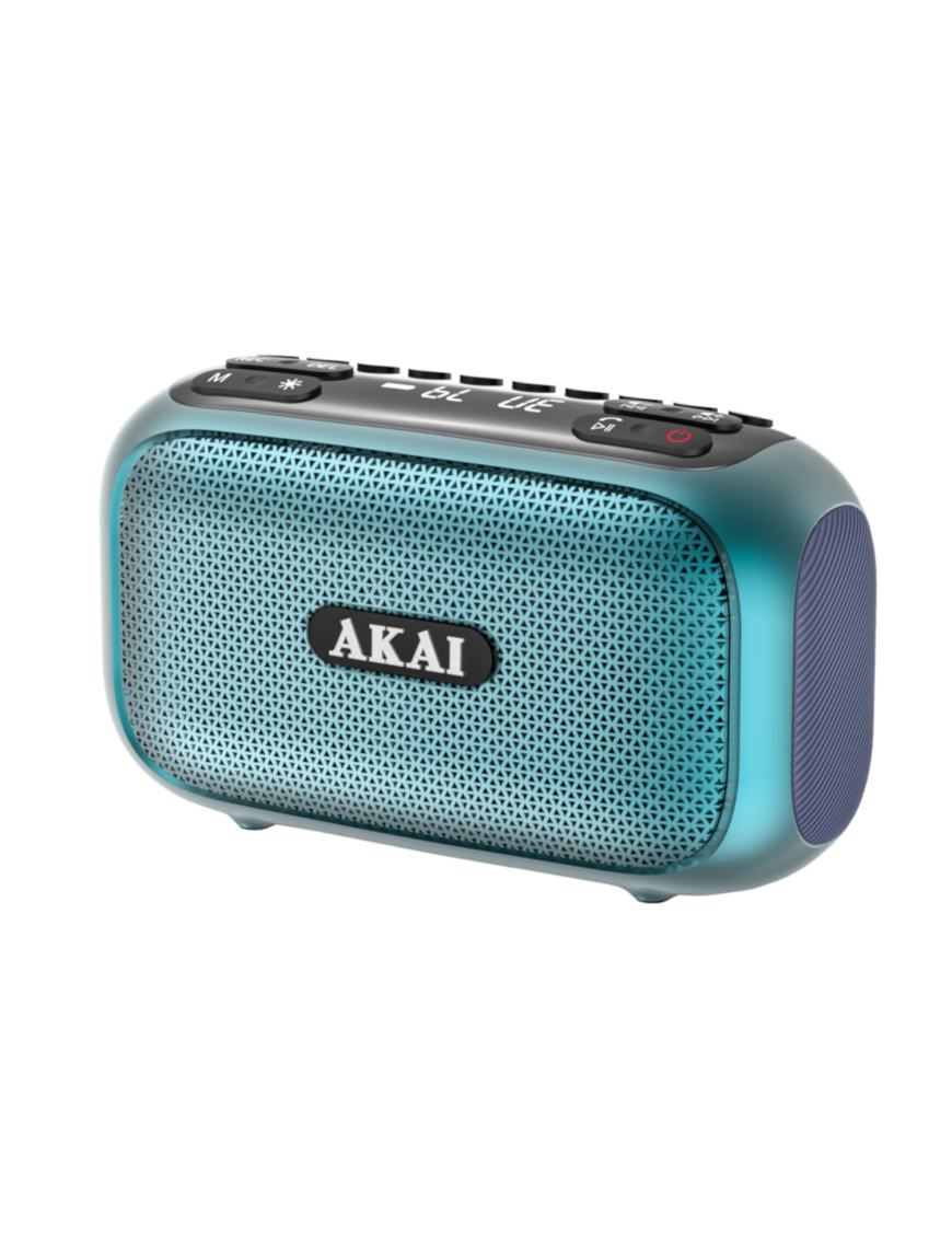 Radio portabil AKAI APR-700 display LCD, Bluetooth, USB și microSD, 1800 mAh