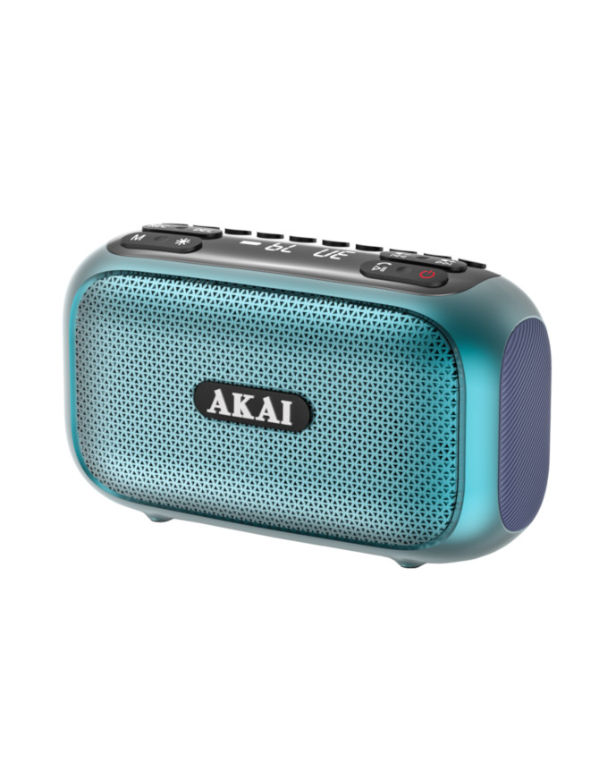 Radio portabil AKAI APR-700 display LCD, Bluetooth, USB și microSD, 1800 mAh