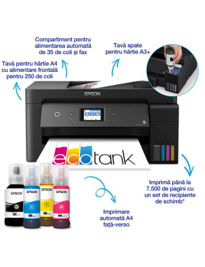 Multifuncțional Inkjet Color EPSON EcoTank L14150 A3 Wi‑Fi All‑in‑One