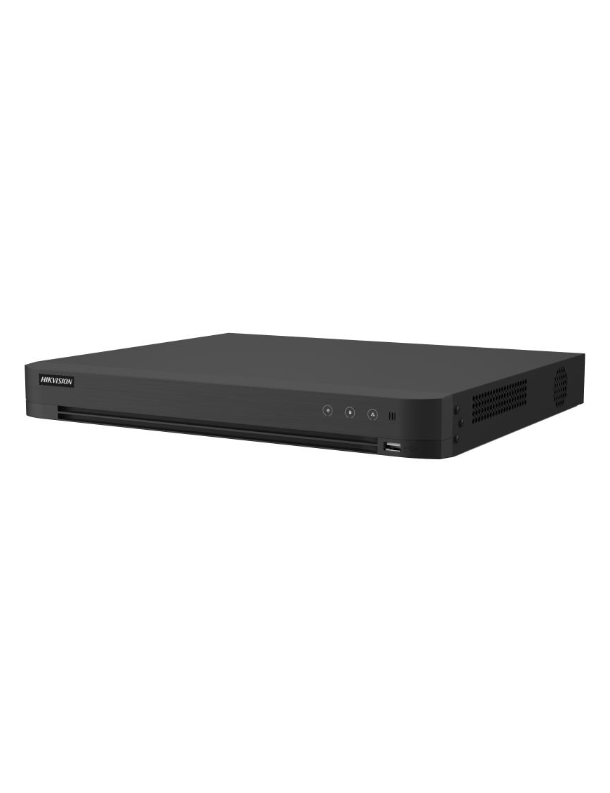 DVR HIKVISION IDS-7208HUHI-M2/PXT/4A+8/4ALM, 8 canale, 8MP, AcuSense, PoC, Deep Learning, Negru
