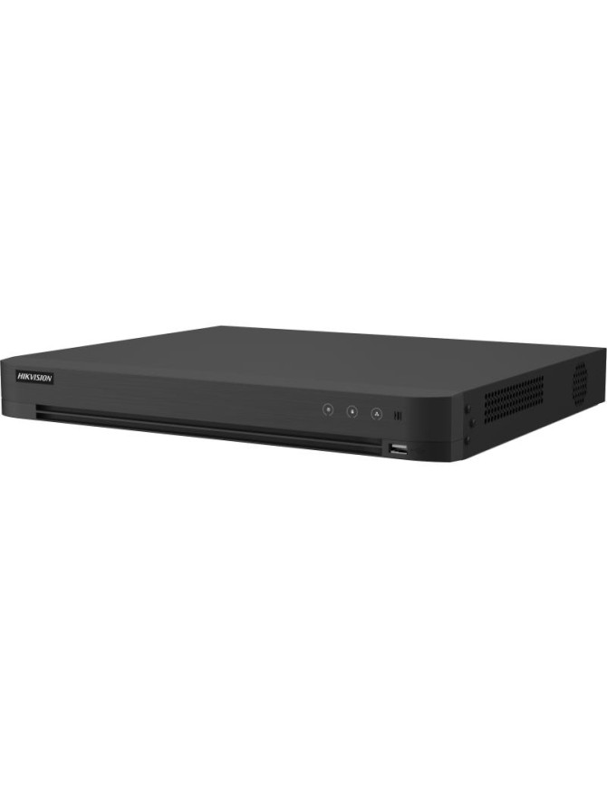 DVR HIKVISION IDS-7208HUHI-M2/PXT/4A+8/4ALM, 8 canale, 8MP, AcuSense, PoC, Deep Learning, Negru