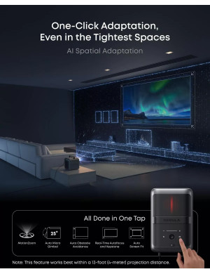 Videoproiector NEBULA X1 D23512F1, 3500lm 4K, 3D Ready, Gray