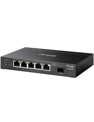 Switch TP-Link SG2206MP, Gigabit Managed PoE+ cu 6 porturi, 1 slot SFP, 63W