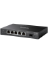Switch TP-Link SG2206MP, Gigabit Managed PoE+ cu 6 porturi, 1 slot SFP, 63W