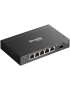 Switch TP-Link SG2206MP, Gigabit Managed PoE+ cu 6 porturi, 1 slot SFP, 63W