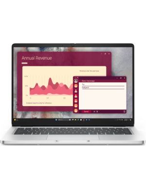 Laptop Dell Pro 14 BTO106_PC14250_EMEA_UBU-05, Intel Core Ultra 5 235U, 14 inch, RAM 16GB, SSD 512GB, Intel Graphics, Linux, Pla