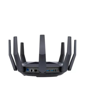 Router wireless ASUS Gigabit RT-AX89X, Dual-Band Wi-Fi 6, 2.4/5 GHz, 600 - 4804 Mbps, Black