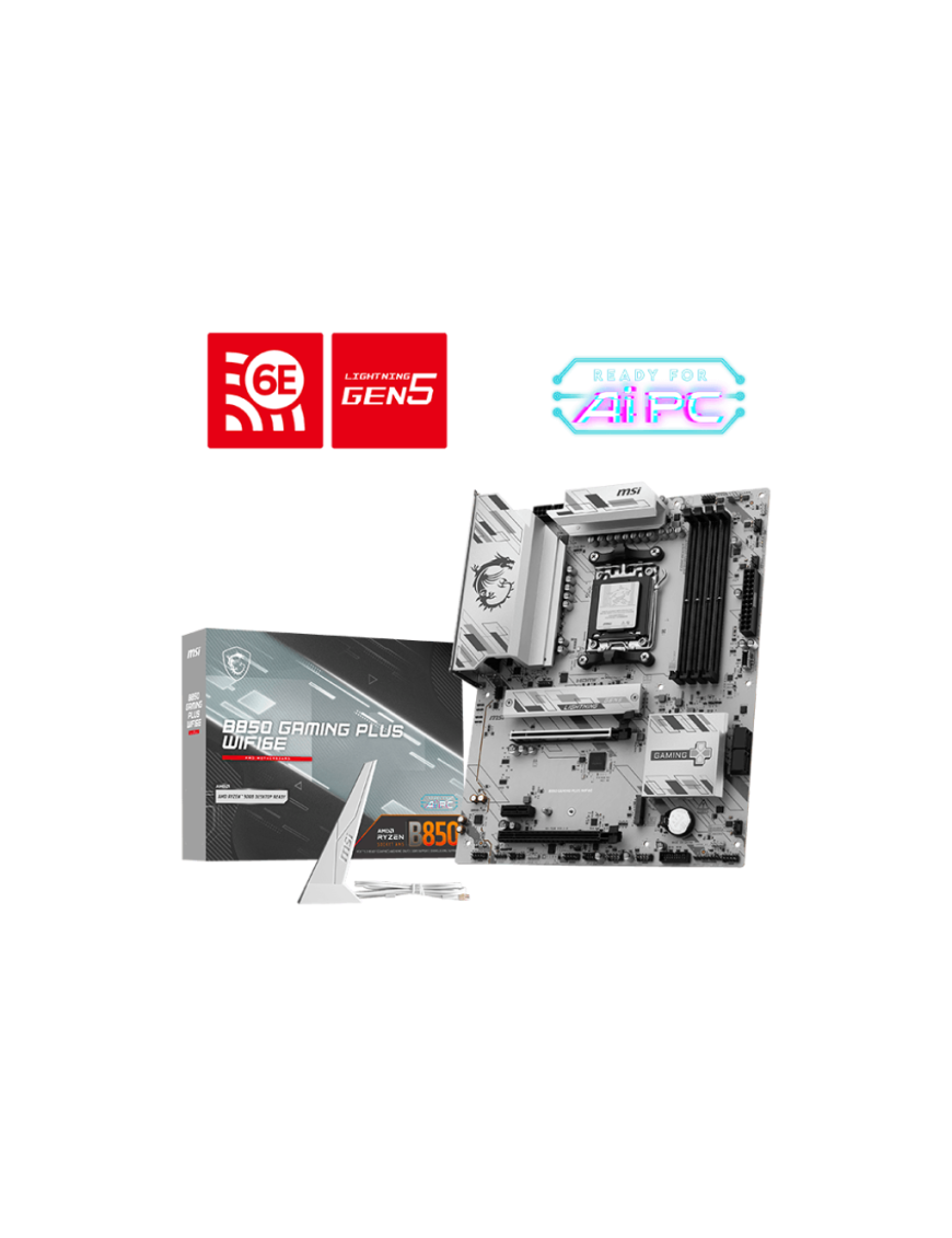 MSI B850 GAMING PLUS WIFI6E plăci de bază AMD B850 Mufă AM5 ATX