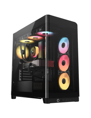 Carcasă CORSAIR 4500X RS-R ARGB, Mid Tower, E-ATX, Tempered Glass, Black