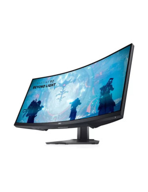 Monitor LED Gaming DELL S3422DWG, 34" UWQHD, 144Hz, 1 ms, Curbat, Black