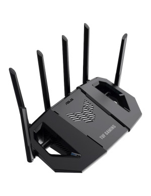 Router Gaming Wireless ASUS TUF Gaming BE9400, BE9400, Tri-Band, Quad-Core 1.5GHz CPU, 256MB/1GB Flash/RAM, 4K-QAM, MLO, 2.5G qu