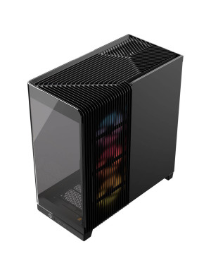 Carcasă CORSAIR iCUE LINK 4500X LX-R RGB, Mid-Tower, E-ATX, Tempered Glass, Black