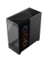 Carcasă CORSAIR iCUE LINK 4500X LX-R RGB, Mid-Tower, E-ATX, Tempered Glass, Black