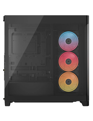 Carcasă CORSAIR iCUE LINK 4500X LX-R RGB, Mid-Tower, E-ATX, Tempered Glass, Black