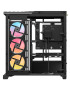 Carcasă CORSAIR iCUE LINK 4500X LX-R RGB, Mid-Tower, E-ATX, Tempered Glass, Black