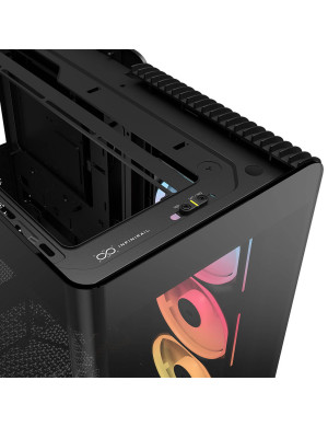 Carcasă CORSAIR iCUE LINK 4500X LX-R RGB, Mid-Tower, E-ATX, Tempered Glass, Black