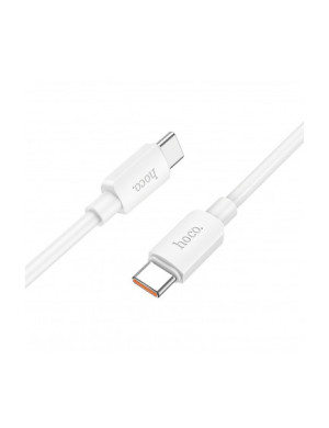 Cablu de date si incarcare HOCO X96, USB-C la USB-C, 1 m, 100 W, Alb