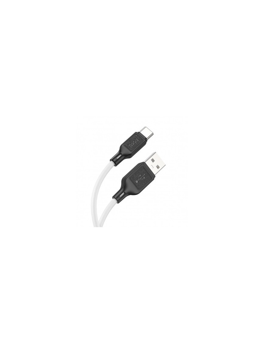 Cablu de date si incarcare HOCO X90, USB-A la USB-C, 1 m, 60 W, Alb/Negru