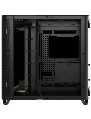 Carcasă CORSAIR AIR 5400 RS-R White ARGB, Mid Tower, Tempered Glass, RGB, E-ATX, ATX, Micro-ATX, Mini-ITX, Black