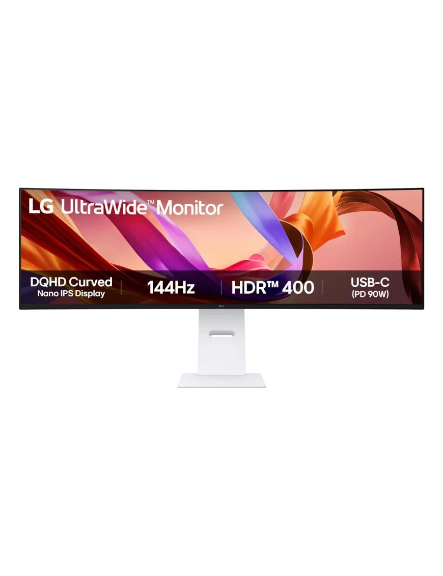 Monitor LED Curbat LG UltraWide 49U950A-W.AEU, 49" DQHD IPS, 144 Hz, 4 ms, White