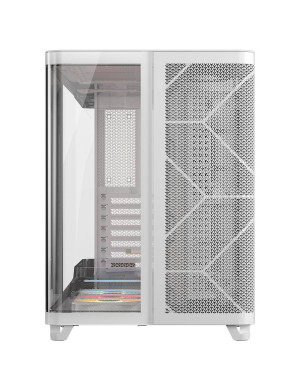 Carcasă CORSAIR AIR 5400 RS-R White ARGB, Mid Tower, Tempered Glass, RGB, E-ATX, ATX, Micro-ATX, Mini-ITX, White