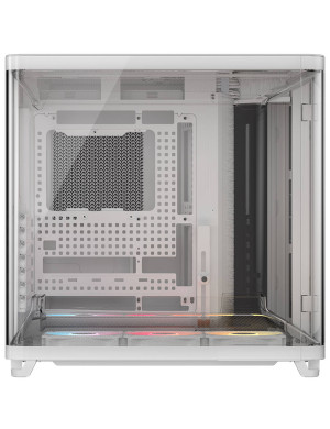 Carcasă CORSAIR AIR 5400 RS-R White ARGB, Mid Tower, Tempered Glass, RGB, E-ATX, ATX, Micro-ATX, Mini-ITX, White