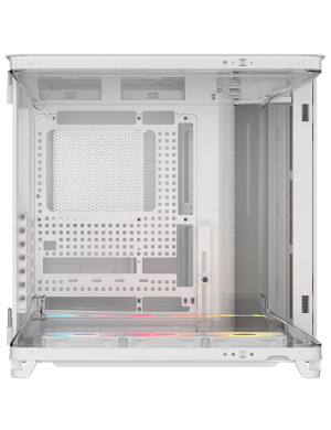 Carcasă CORSAIR AIR 5400 RS-R White ARGB, Mid Tower, Tempered Glass, RGB, E-ATX, ATX, Micro-ATX, Mini-ITX, White