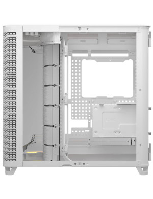 Carcasă CORSAIR AIR 5400 RS-R White ARGB, Mid Tower, Tempered Glass, RGB, E-ATX, ATX, Micro-ATX, Mini-ITX, White