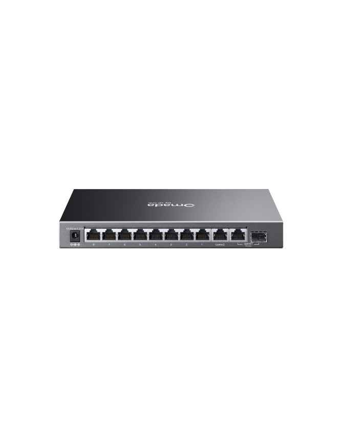 Switch TP-LINK ES210GP, 8-Port Gigabit PoE+ Switch with 1 SFP Slot, 63W, Black