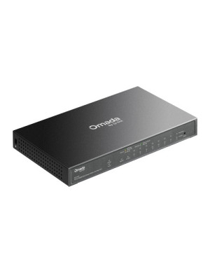 Switch TP-LINK ES210GP, 8-Port Gigabit PoE+ Switch with 1 SFP Slot, 63W, Black