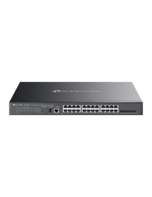 Switch TP-Link SG5428XMPP, 24-Port Gigabit Managed PoE++, 4x 10G SFP+ Slots, 500W, Black