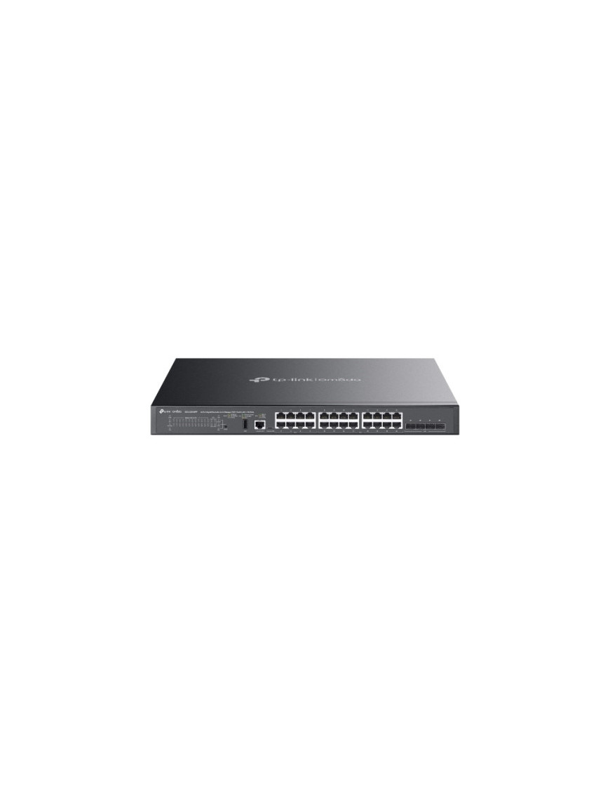 Switch TP-Link SG5428XMPP, 24-Port Gigabit Managed PoE++, 4x 10G SFP+ Slots, 500W, Black