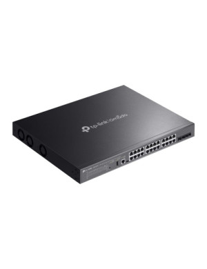 Switch TP-Link SG5428XMPP, 24-Port Gigabit Managed PoE++, 4x 10G SFP+ Slots, 500W, Black
