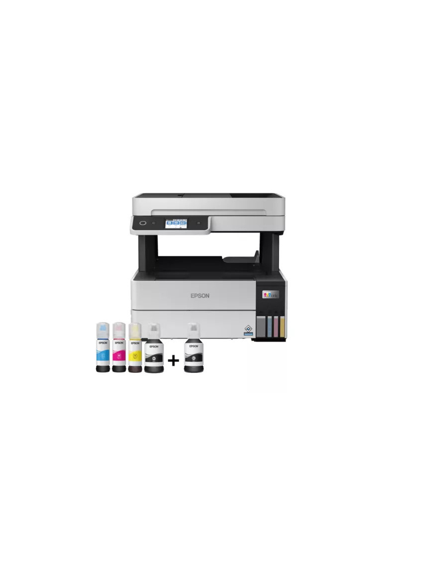 Multifuncțional InkJet color EPSON EcoTank L6490 C11CJ88403, A4, ADF, Fax, Wi-Fi, LAN, USB, Alb/Negru