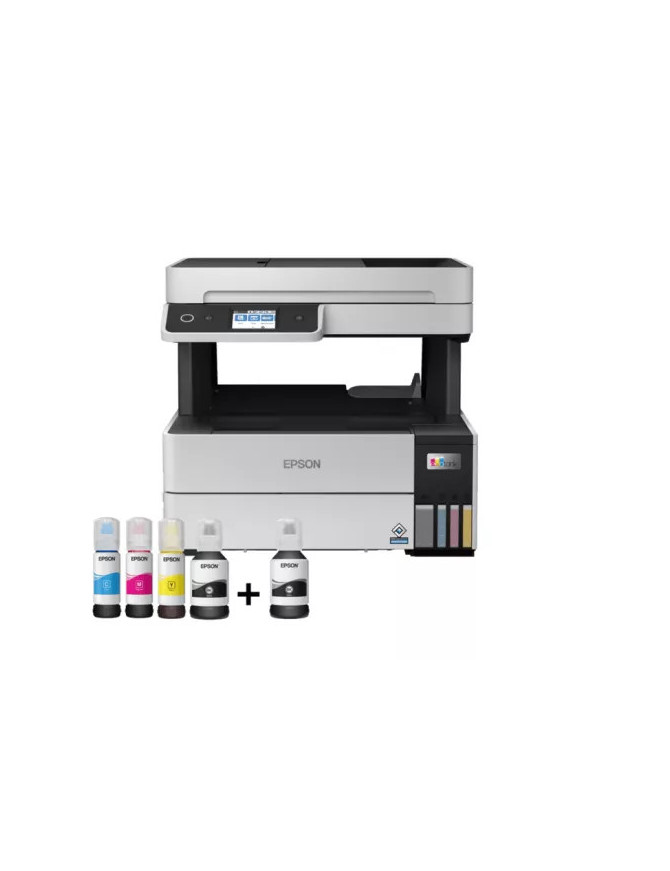 Multifuncțional InkJet color EPSON EcoTank L6490 C11CJ88403, A4, ADF, Fax, Wi-Fi, LAN, USB, Alb/Negru