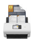 Scanner profesional BROTHER ADS-4550WTC1, Wi-Fi, Duplex, A4, Alb/negru