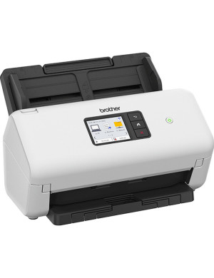 Scanner profesional BROTHER ADS-4550WTC1, Wi-Fi, Duplex, A4, Alb/negru