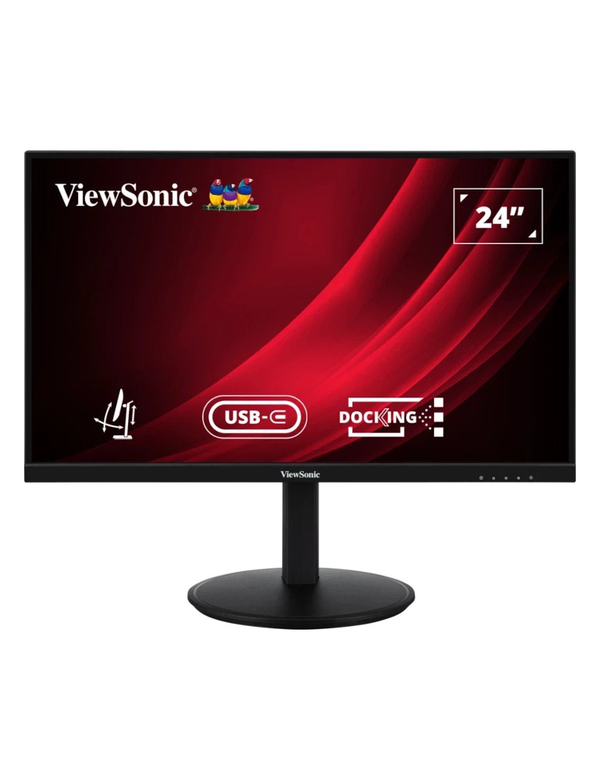 Monitor LED VIEWSONIC VG2409U-2, 23.8 inch, FHD, IPS, 4 ms, 100 Hz, USB-C, HDR, Black