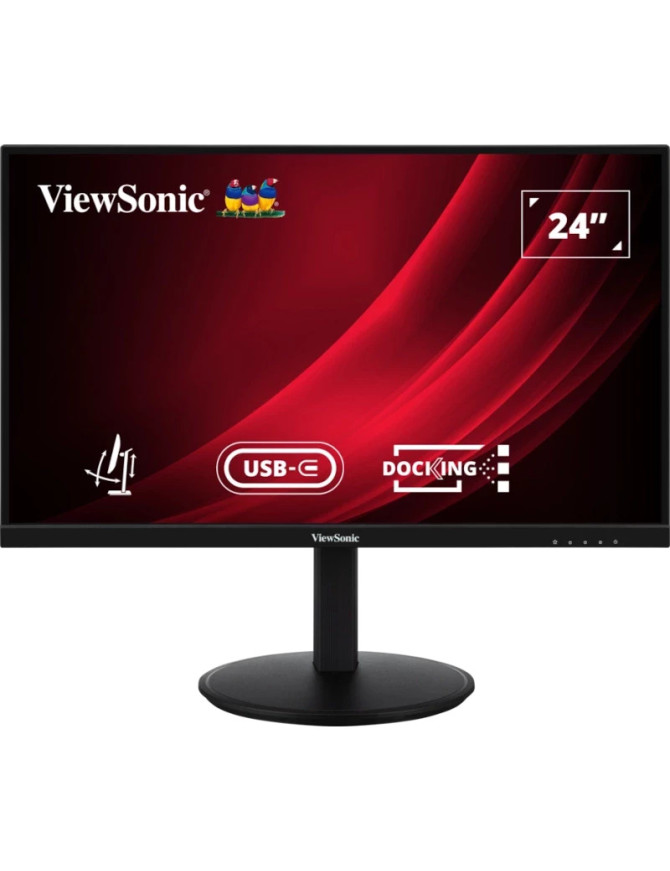 Monitor LED VIEWSONIC VG2409U-2, 23.8 inch, FHD, IPS, 4 ms, 100 Hz, USB-C, HDR, Black