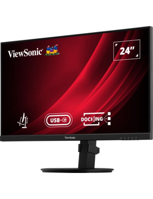Monitor LED VIEWSONIC VG2409U-2, 23.8 inch, FHD, IPS, 4 ms, 100 Hz, USB-C, HDR, Black