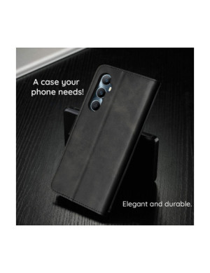Husa wallet OEM Samsung Galaxy A07, Negru
