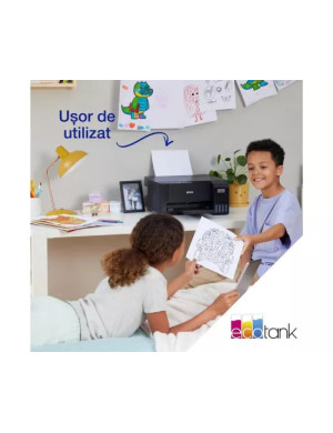 Multifunctional inkjet Color CISS Epson EcoTank L6290C11CJ60404, A4, Wireless, ADF, Fax, Negru