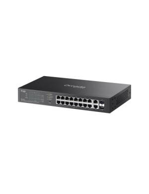 Switch TP-LINK ES220GP, 16-Port Gigabit PoE+ Switch with 2 SFP Slots, 150W, Black