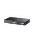 Switch TP-LINK ES220GP, 16-Port Gigabit PoE+ Switch with 2 SFP Slots, 150W, Black