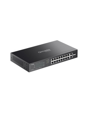 Switch TP-LINK ES220GP, 16-Port Gigabit PoE+ Switch with 2 SFP Slots, 150W, Black