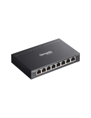 Switch TP-LINK Omada ES208GP, 8 porturi, PoE+, Black