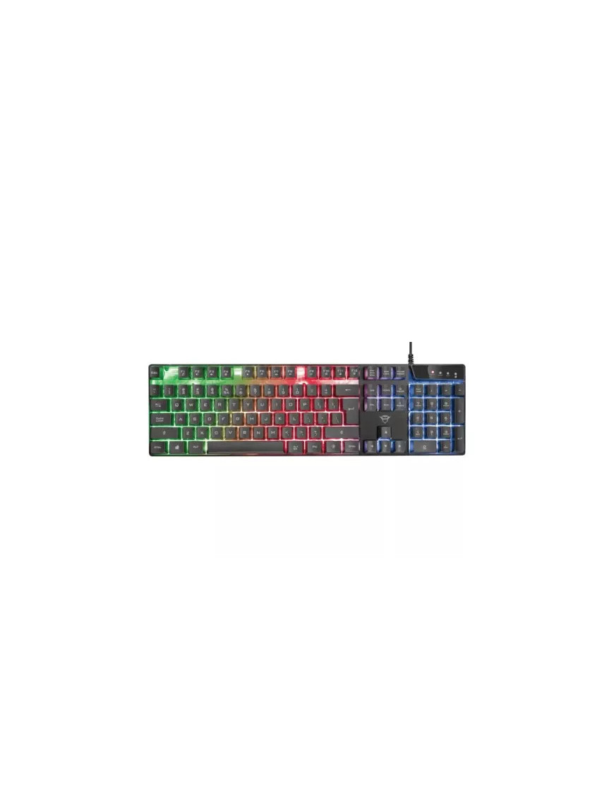 Tastatura gaming cu fir TRUST GXT 835 Azor RGB – performanță, stil și control total