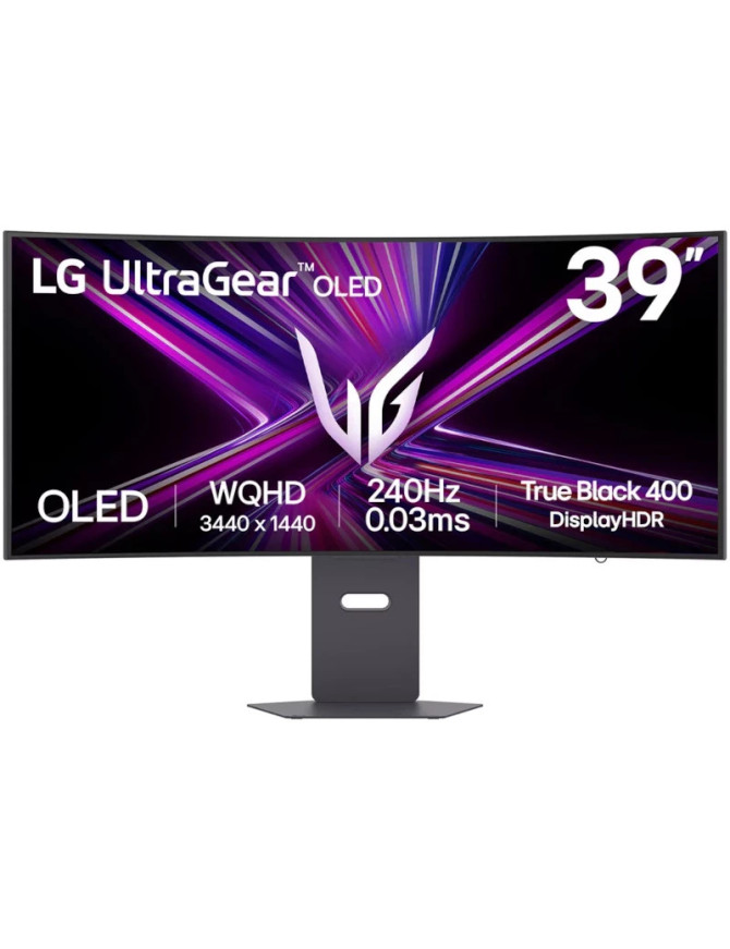 Monitor Gaming LED Curbat LG UltraGear 39GX900A-B.AEU, 39" UWQHD OLED, 240 Hz, 0.03 ms, Black