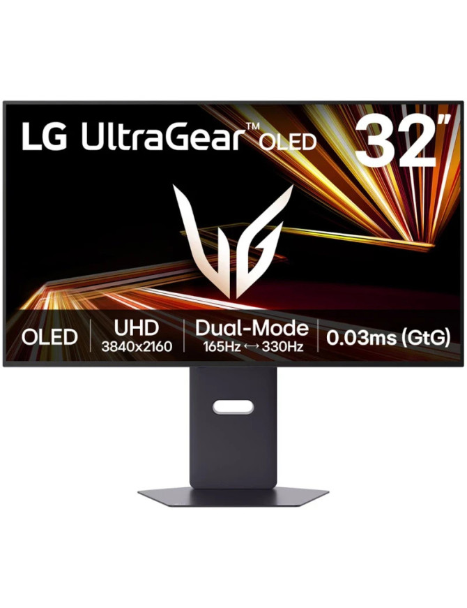 Monitor Gaming LED LG UltraGear GX8 32GX850A-B.AEU, 31.5" UHD / FHD OLED, 165 Hz / 330 Hz, 0.03 ms, Black