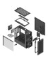 Carcasa HAVN BF 360 Flow HVN-CA-BF360-04, E-ATX, Mid Tower, Tempered Glass, Black